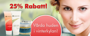 25% rabatt på utvalda produkter av Sasco! 