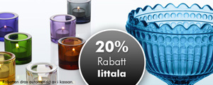 20% rabatt på Kivi & Marimekko från Iittala!