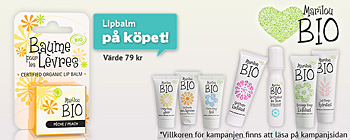 Lipbalm på köpet!