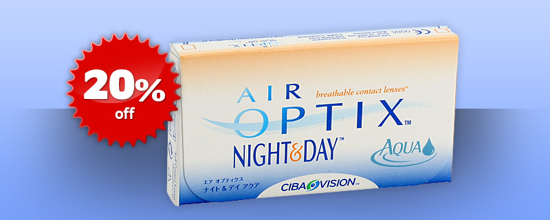 20% off on Air Optix Night & Day