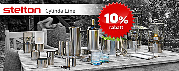 10% rabatt på hela Cylinda-Line serien från Stelton!