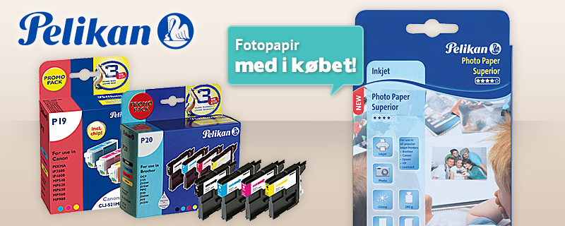 fotopapir fra Pelikan med i købet