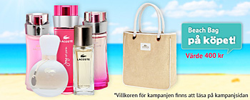 Lacoste - beach bag på köpet!