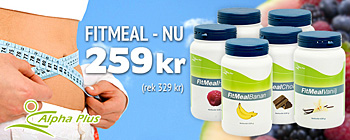 Fitmeal Nu 259 kr (rek 329 kr)!