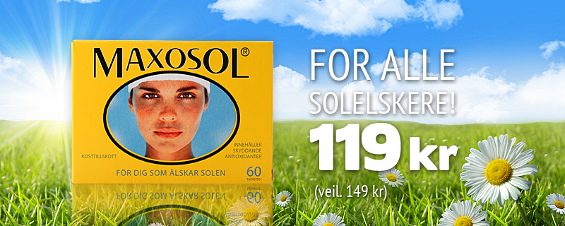  Maxosol - 119 kr (veil. 149 kr)
