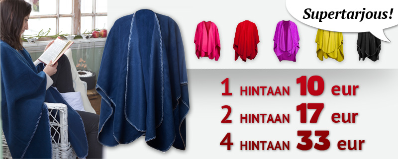 Poncho edulliseen hintaan koko perheelle Nightingalelta!