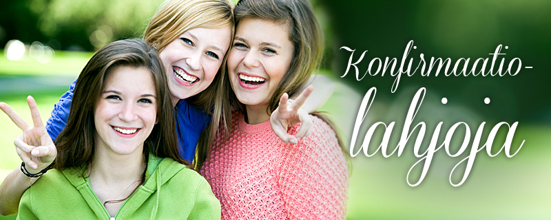 Konfirmaatiolahjoja!
