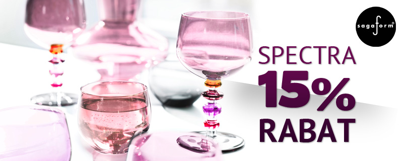 15% rabat på hele Spectra-serien fra Sagaform!