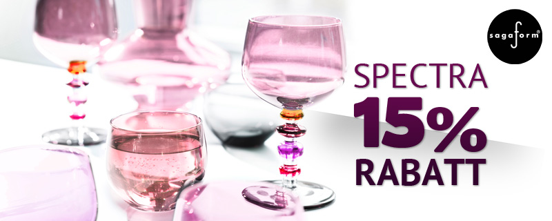 15% rabatt på hele Spectra serien fra Sagaform!
