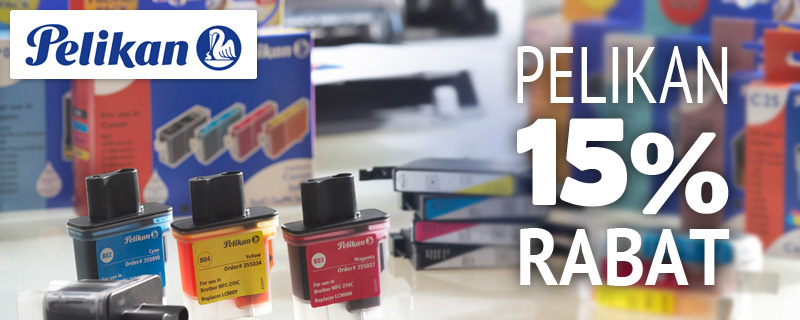 15% rabatt- Pelikan