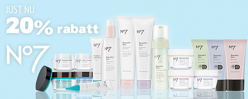 Boots no 7 - 20% rabatt!