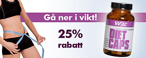 Gå ner i vikt, 25% rabatt på Diet Caps!