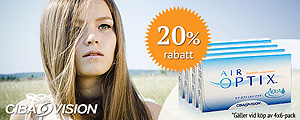 20% rabatt på Air Optix!