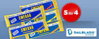 Köp 5 Swebar betala för 4! 