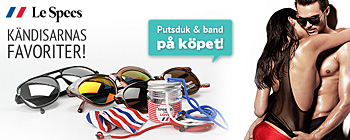 Jam Jar och putsduk från Le Specs på köpet!