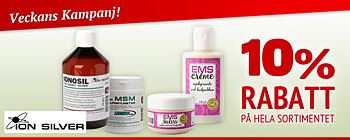 10% rabatt på Ion Silver!