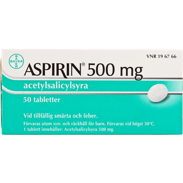 Aspirin 500mg (Läkemedel)
