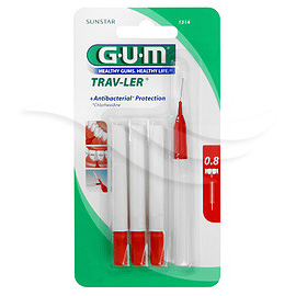 GUM Travler Mellanrumsborste 0,8