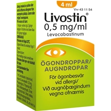 Livostin ögondroppar 0,5 mg/ml (Läkemedel) 4 ml