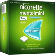Nicorette Tuggummi Mentolmint (Läkemedel)