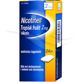 Nicotinell Tuggummi Tropisk Frukt 2mg 