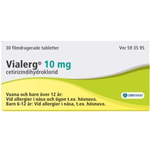 Vialerg 10mg (Läkemedel) 30 tabletter