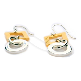 Bubble Square Earring