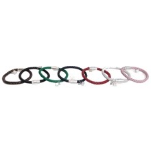 Leather Link 5 Bracelet