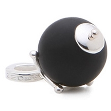 Personal Pendant Frosty Glass Ball Bling