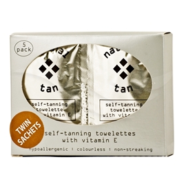 Natural Tan 5 Pack Twin Sachets