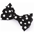 05315 Black & White Bow Duck Clip