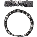 Heart Ring - Hematite Plated