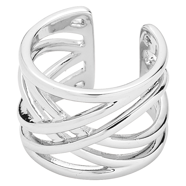 Spring Ring Silver Plated