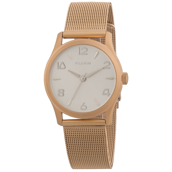 Rose Gold Plated Mesh Watch