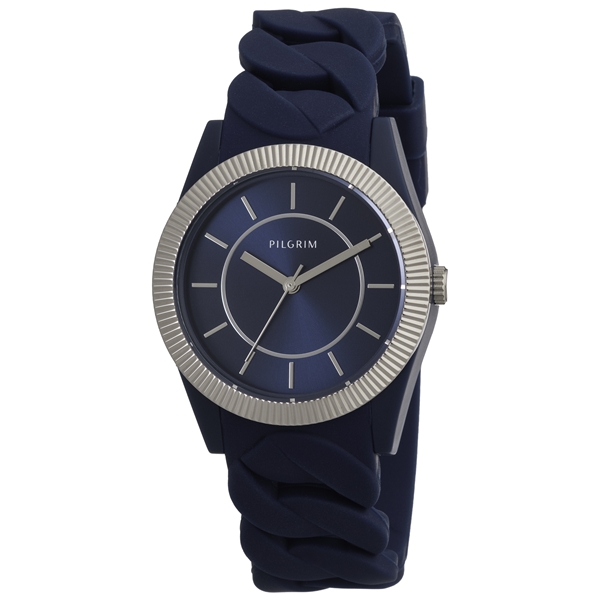 Deep Blue Silicone Watch