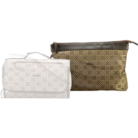 0 51192 Toiletry Bag Beige Flowers