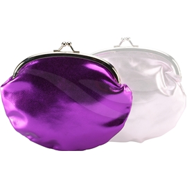 0 523F Make Up Bag Purple Metallic