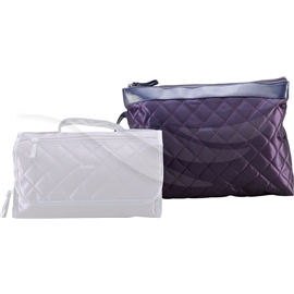 0 57513 Toiletry Bag Purple Plaid