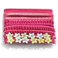 04077 Mixed Hair Elastic Set Pink