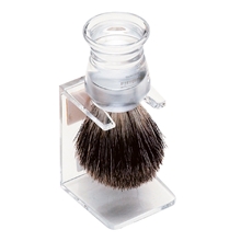 Shaving Brush Stand Clear