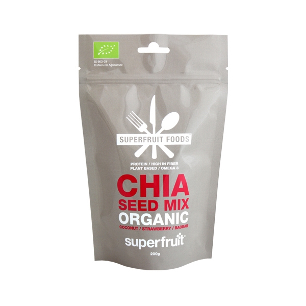 Chia Seed Mix - Coconut Strawberry Baobab Org