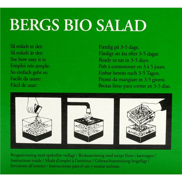 Groddapparat Bergs Bio Salad (Bild 2 av 4)