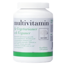 120 tabletter - Multivitamin för vegetarianer och veganer
