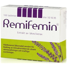100 tabletter - Remifemin  (Växtbaserat läkemedel)