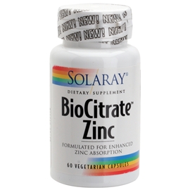 Solaray BioCitrate Zinc