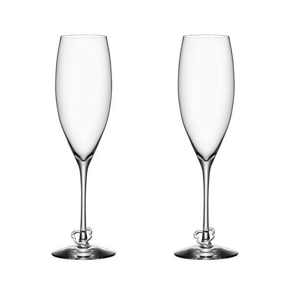 Crazy Heart Champagneglas 2-pack