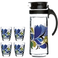 Aloha karaff med 4 glas