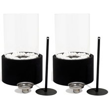 Eldlykta 2-pack 2 st/paket Svart 