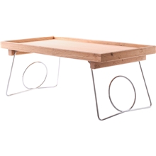 Oval oak sängbricka