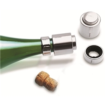 Champagne, stopper och droppring